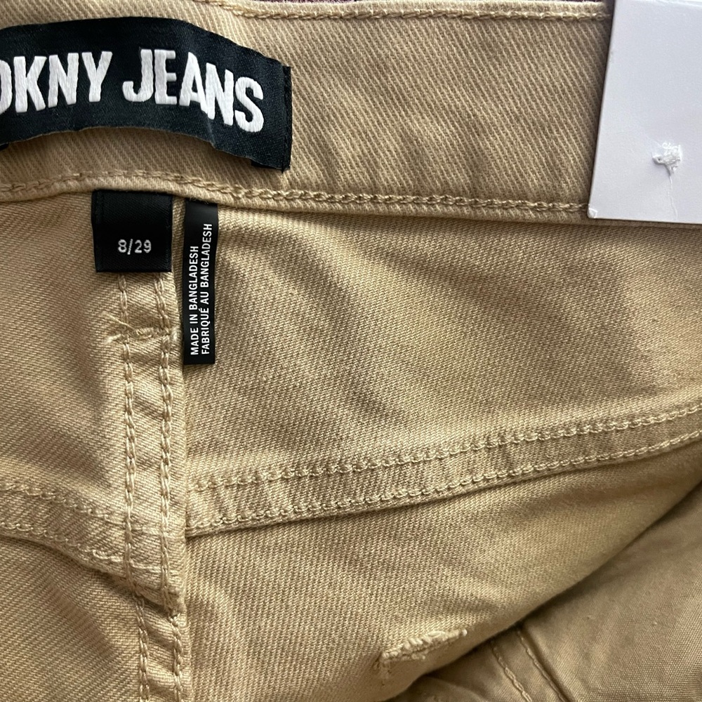 DKNY Tan Jeans Versatile and Durable